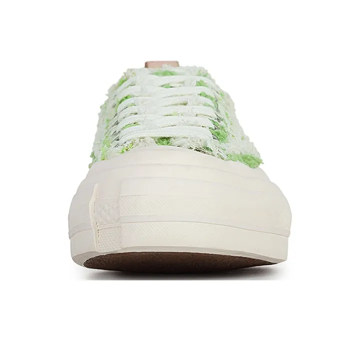 VESSEL G.O.P. Lows 'Grass Tweed' Low Top Canvas Shoes Unisex Green Photochromic-5