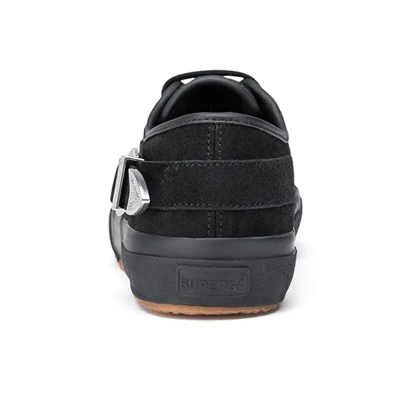 SUPERGA Anti Slip Wear Resistant Low Top Canvas Shoes Women's Black-4