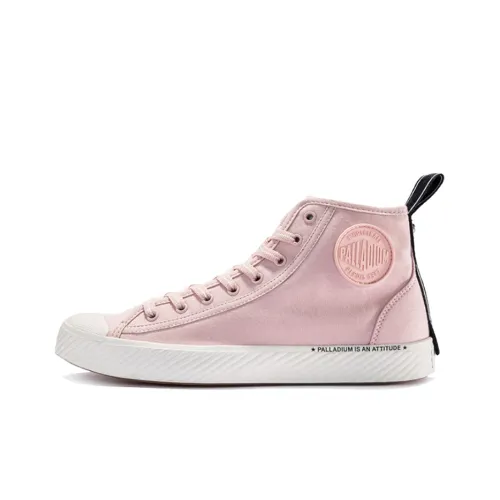 Palladium Pallaphoeni Mid Dare Mid-Top Canvas Shoes Unisex Light Pink