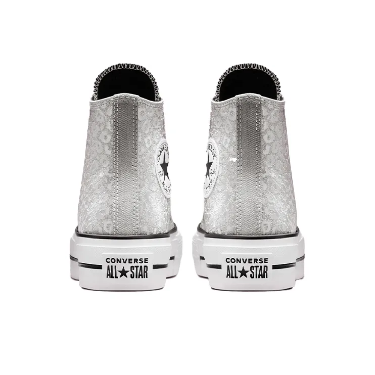 Converse Women's Chuck Taylor All Star Platform High 'Glitter Leopard Spots' Women's-3