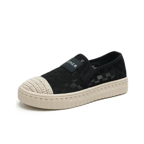 FOXER Women's Casual Shoes Women's Low-Top Black