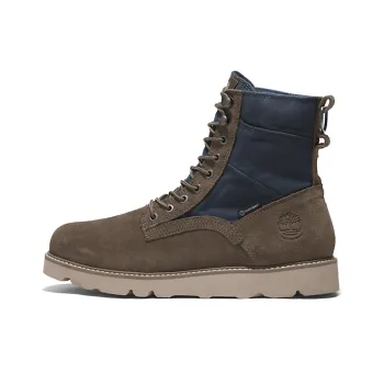 Timberland Vibram Waterproof Leather And Fabric Boots 'Olive Green Suede'