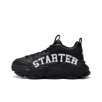 STARTER Cushioning, Slip Resistant, And Abrasion Resistant Low Top Chunky Sneakers Men's Black
