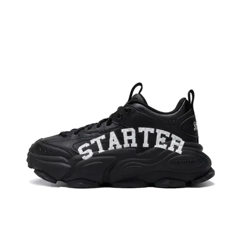 STARTER Cushioning, Slip Resistant, And Abrasion Resistant Low Top Chunky Sneakers Men's Black