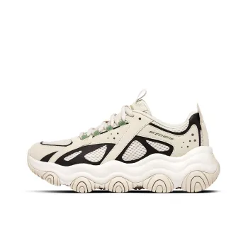 Skechers Rover X Bear Whoops Slip Resistant Breathable Low Top Chunky Sneakers Women's Natural