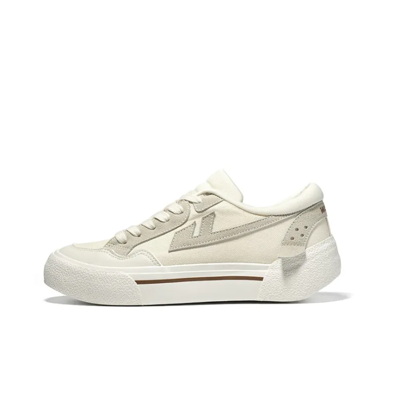 Warrior Wing Series Low Top Canvas Shoes Unisex Beige-0