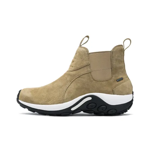 MERRELL Outdoor Boots Men High-Top Light Khaki