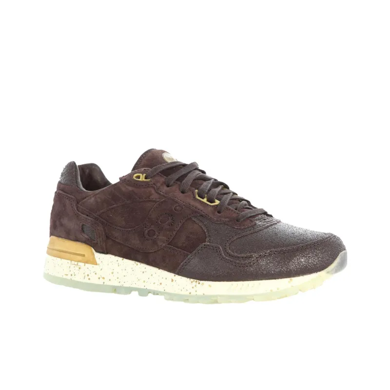 Saucony Shadow 5000 Cushioning Anti-Slip And Wear-Resistant Low-Top Running Shoes Men's Brown-2