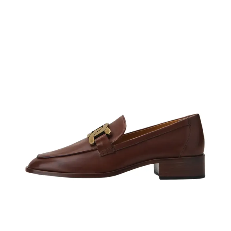 TOD'S Chain Link Detail Loafers Women's-0