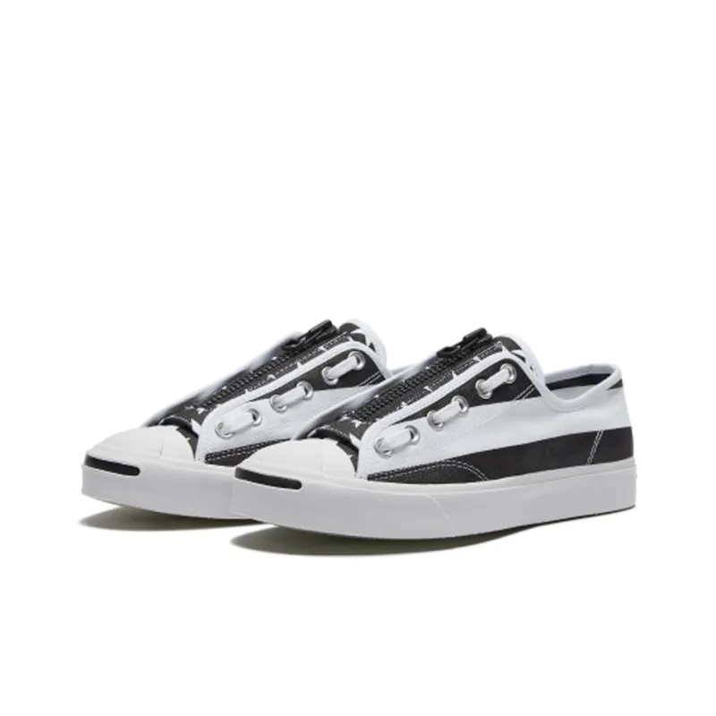 Converse Jack Purcell Zip Ox TakahiroMiyashita TheSoloist White Black-1