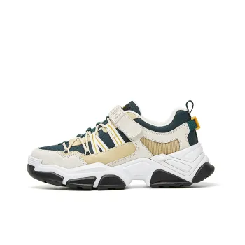 Lee Cushioning Anti Slip Wear Resistant Breathability Low Top Chunky Sneakers Men's Light Beige
