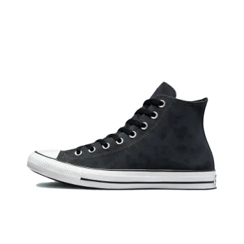 Chuck Taylor All Star Converse Distressed Leather High 'Dark Smoke Grey Black'