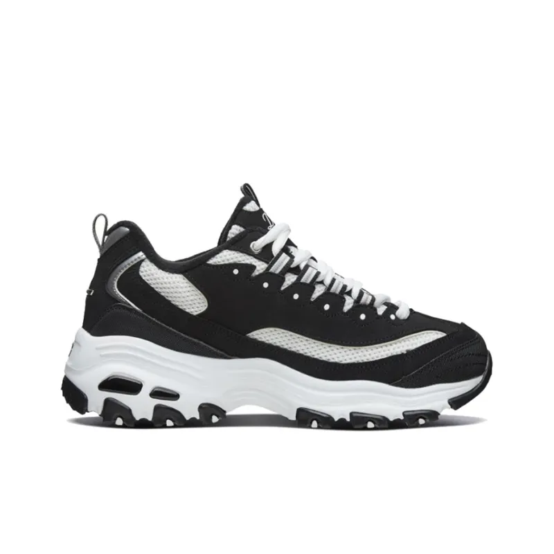 Skechers D Lites 1.0 Running Shoes 'Black And White' Women's-1