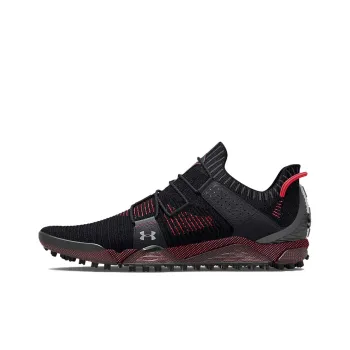 Under Armour Hovr Tour Spikeless Wide Golf Shoes 'Black Red'