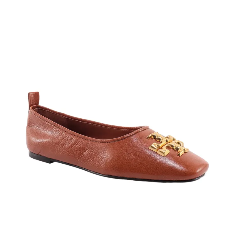 TORY BURCH Eleanor Logo-plaque Ballet Pump-2