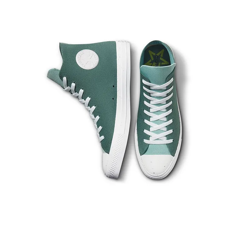 Converse Chuck Taylor All Star Renew Knit High Top Canvas Shoes Green-3