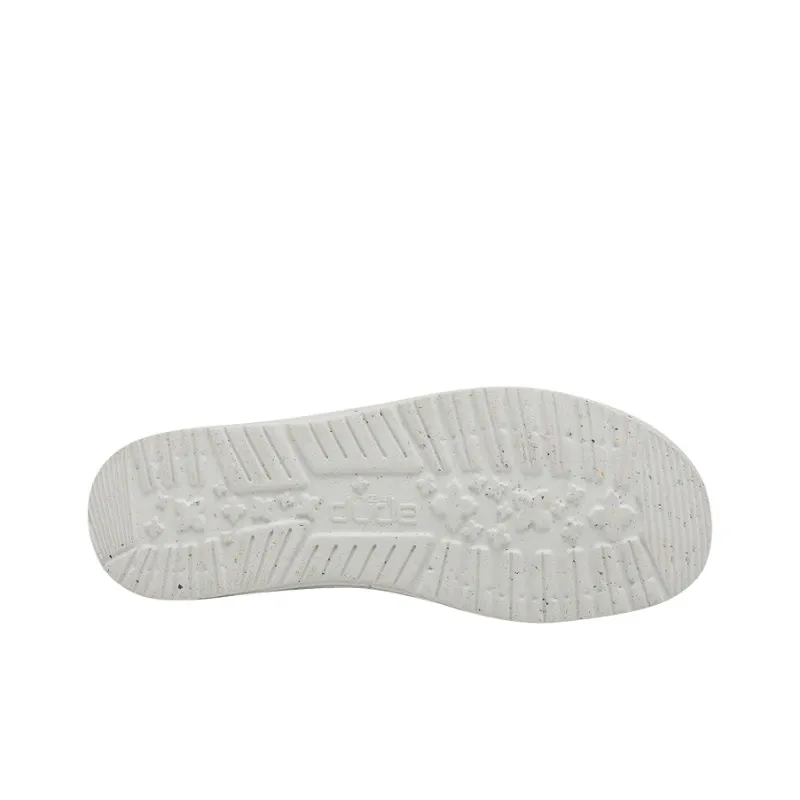Heydude Canvas Shoes Women's Low Top Light Gray Green-6