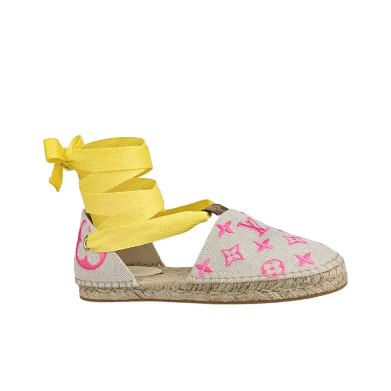 LOUIS VUITTON Starboard Sandals 'Beige Pink Yellow' Women's-1