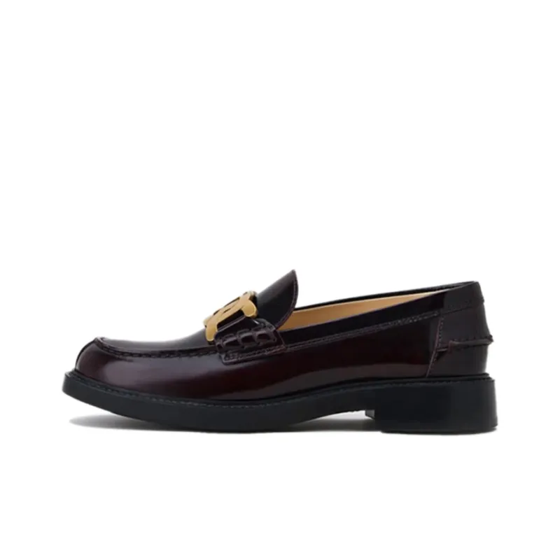 TOD'S Chain plaque Loafers Women's-0