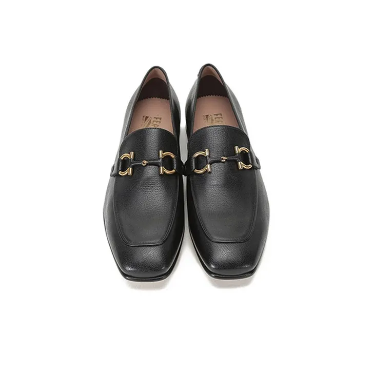 FERRAGAMO GANCINI Loafers Women's Black-3