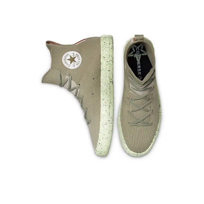 Chuck Taylor All Star Renew Converse Crater Knit High 'Light Field Surplus'-4