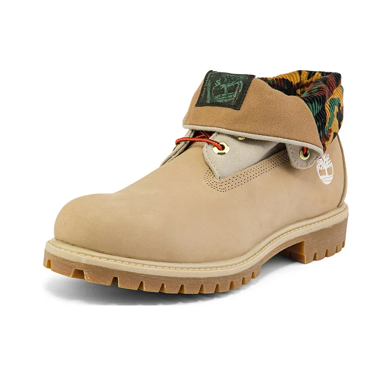 Timberland Roll Top Boots Basic 'Beige Camouflage'-2