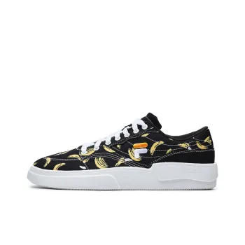 FILA FUSION Graphic Print Skate Shoes 'Black Yellow'