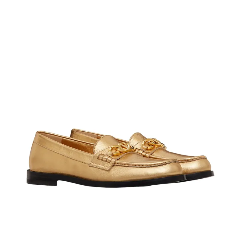 Valentino VLogo Chain-Link Slip-On Loafers Women's-2