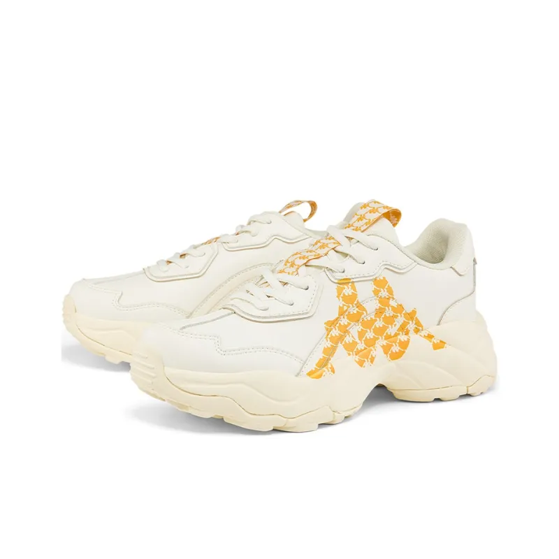 Kappa Wear Resistant Slip Resistant Low Top Chunky Sneakers Unisex Winter White-2