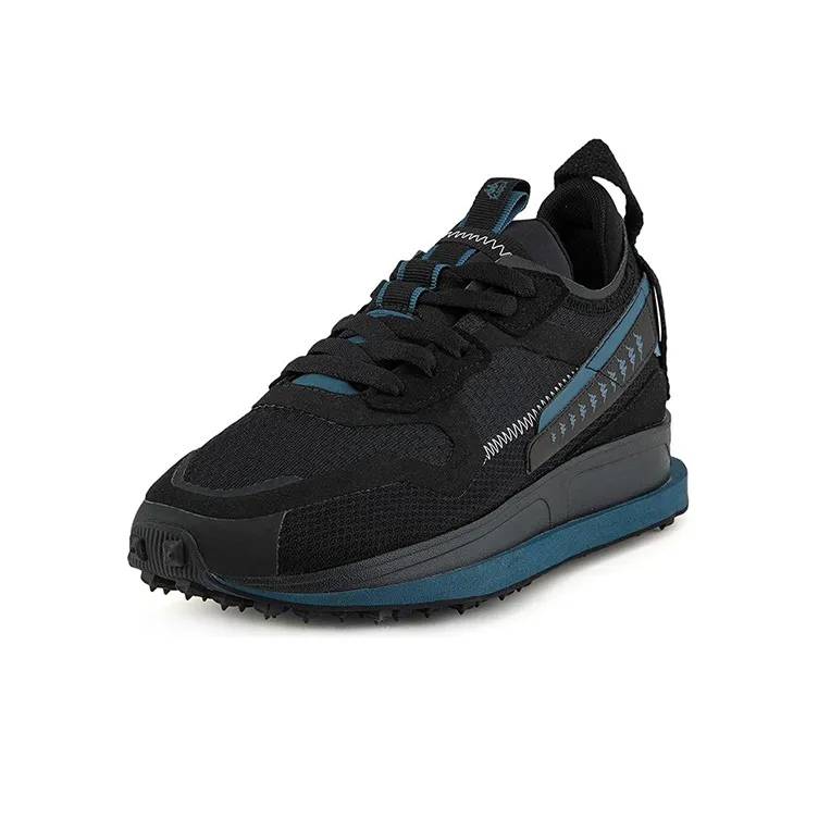 Kappa Slip-Resistant Breathable Low-Top Chunky Sneakers Unisex Sea Wave Blue-1