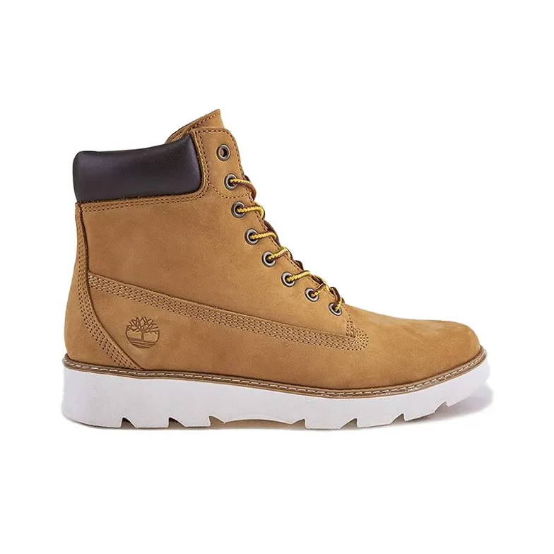 Timberland Keeley Field 6 Inch Wide Fit Boot 'Wheat Nubuck' Women's-1
