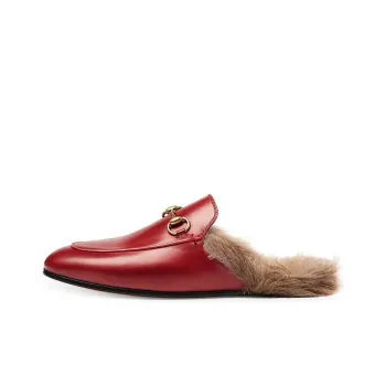 GUCCI Princetown Casual Single Shoes Women's Red