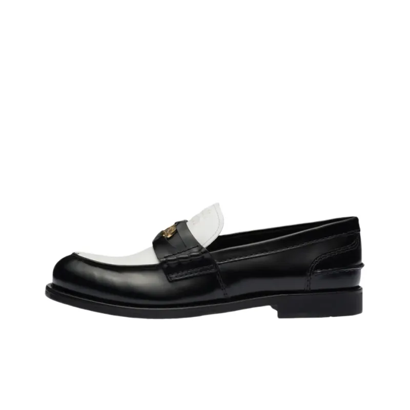 MIU MIU Leather Penny Loafers-0