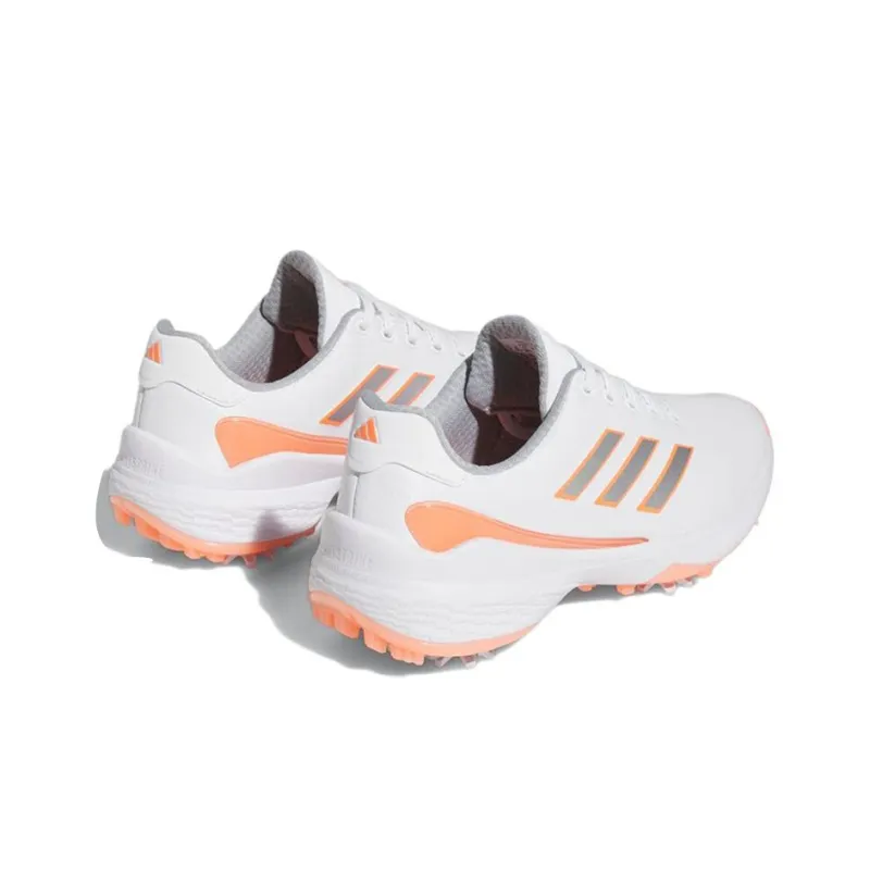 Adidas ZG23 Golf Cloud White Silver Metallic Coral Fusion Women's-3