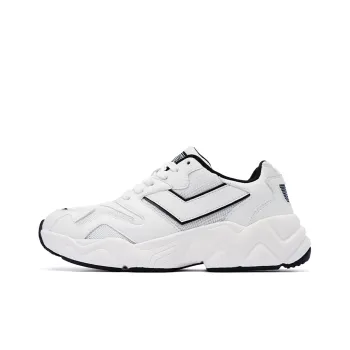 PONY MODERN 2 Cushioning Anti Slip And Wear Resistant Coverage Low Top Chunky Sneakers Unisex White Black