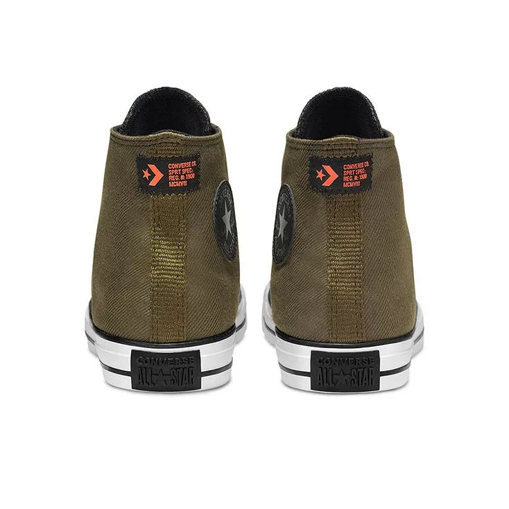 Converse Heavy Gauge Twill Chuck Taylor All Star High Top MilitaryGreen-4