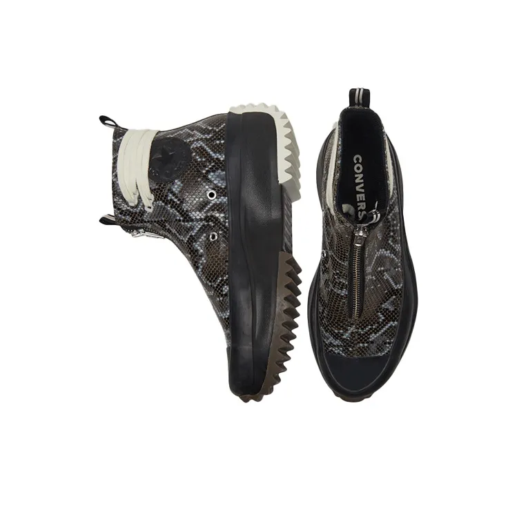Converse Run Star Hike High Black Snakeskin-4