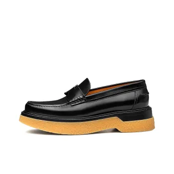 HERMES Dublin Casual Single Shoes Women's Black
