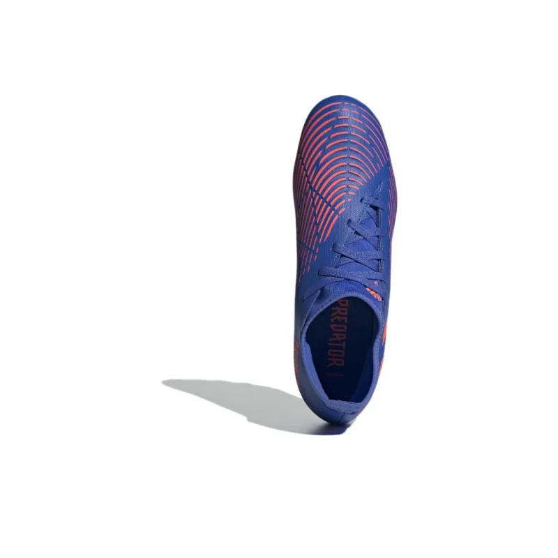Adidas X Chuteira Meia Predator Edge.4 Flexible Campo 'Hi Res Blue Turbo '-4