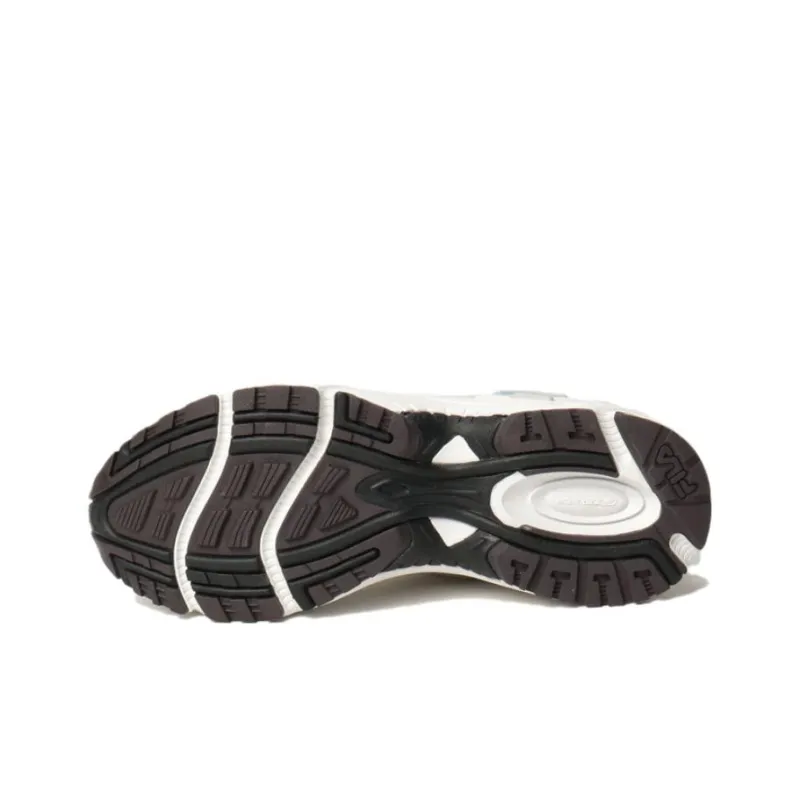 FILA Catapult Anti-Slip Wear-Resistant Low-Top Chunky Sneakers Unisex Gray White-3