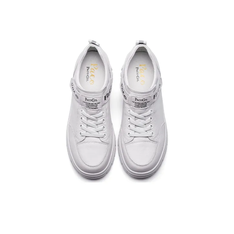 PACO GIL Chunky Sneakers Women's Low Top White-2