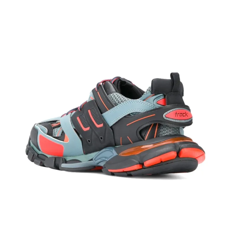 Balenciaga Track Trainer 'Dark Grey Orange'-3
