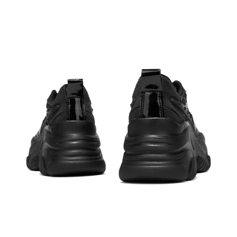 PACO GIL Chunky Sneakers Women's Low-Top Black-3