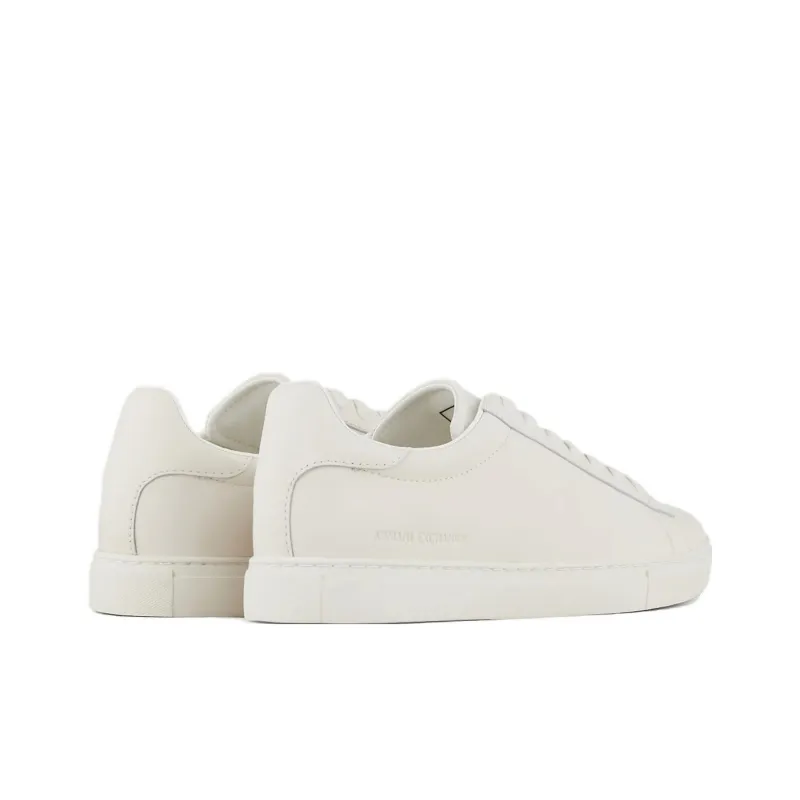 ARMANI EXCHANGEAE Low Top Skateboard Shoes Men's White-3