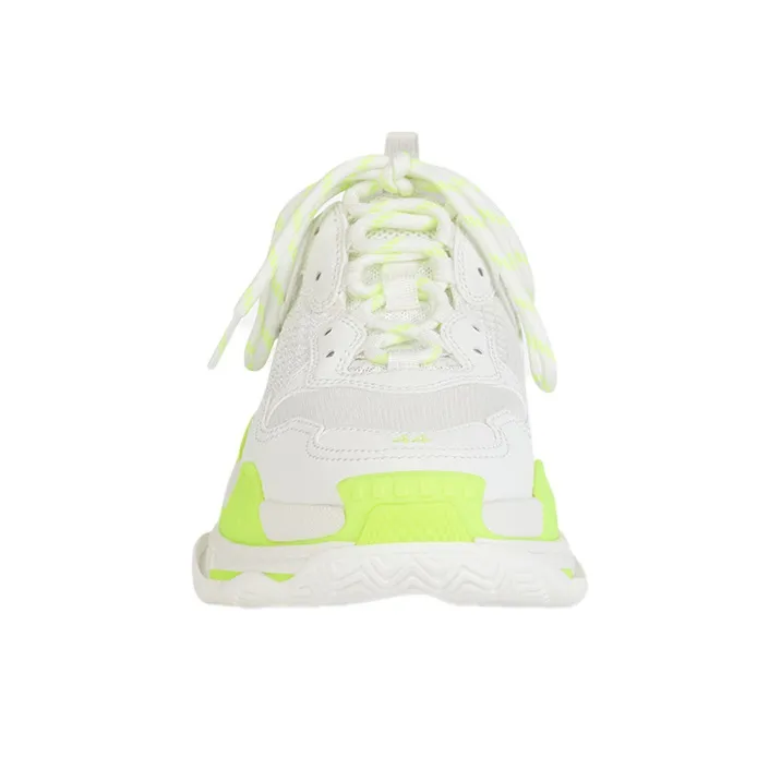 Balenciaga Triple S White Fluo Yellow Women's-2