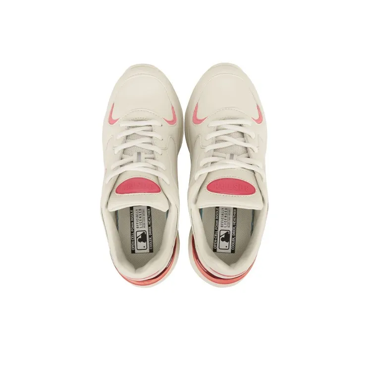 MLB Big Ball Chunky Cookie Anti Slip Wear Resistant Low Top Chunky Sneakers Unisex Pink-2