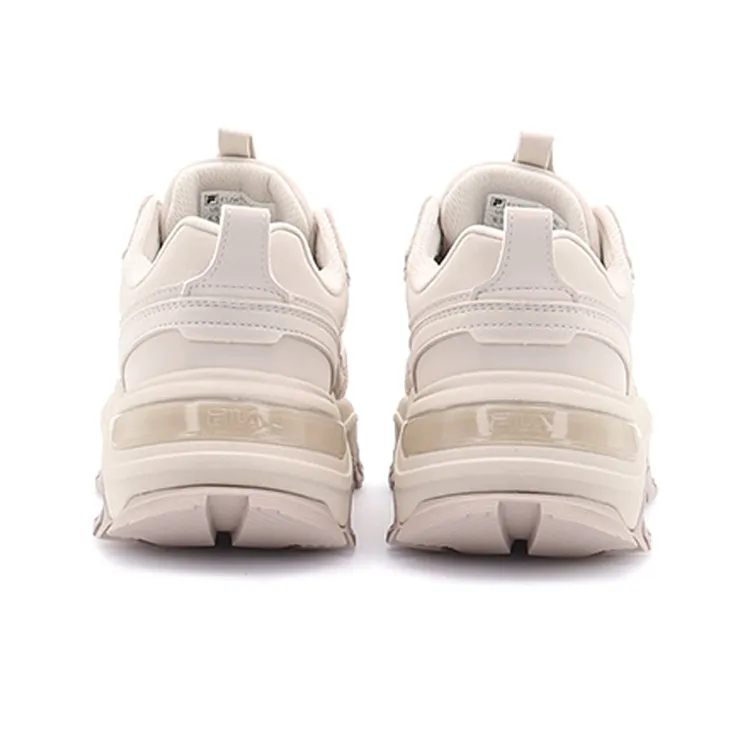 FILA Fashion Sneakers Slip Resistant Cushioning Abrasion Resistant Low Top Chunky Sneakers Women's Natural Color-5