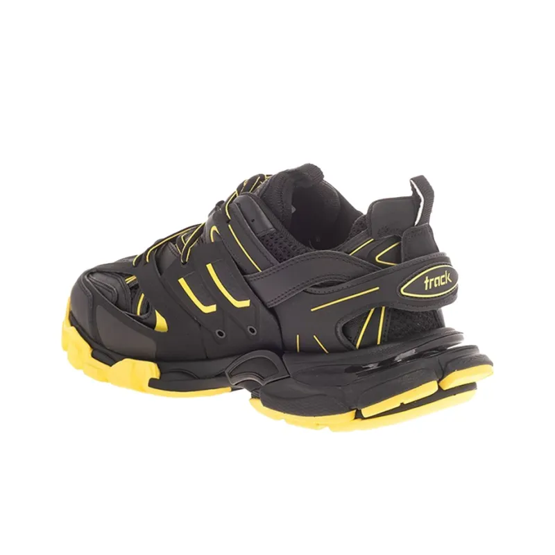 Balenciaga Track Sneaker 'Black Yellow'-4
