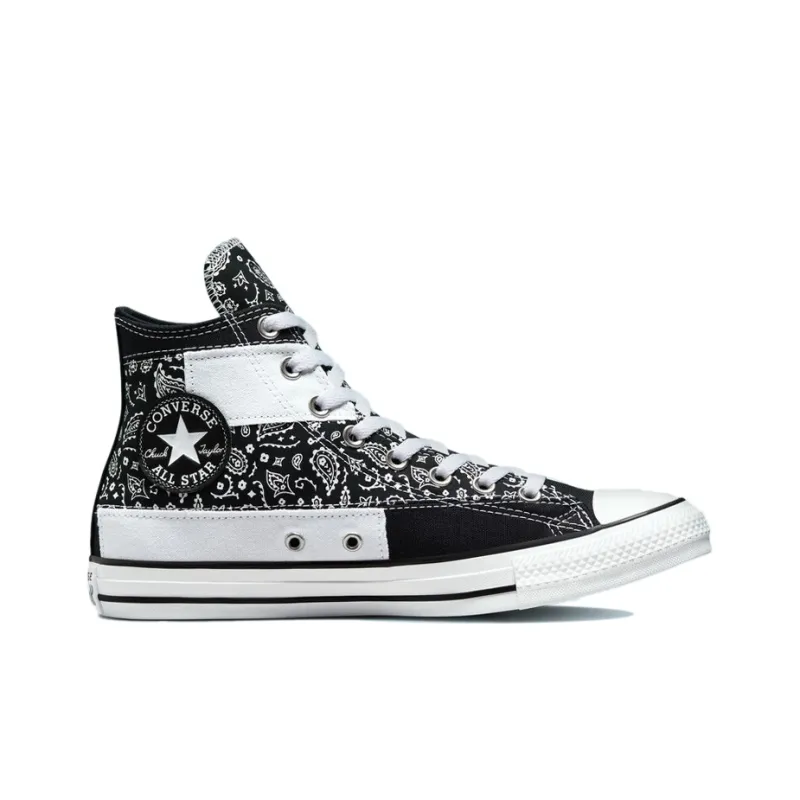 Converse Chuck Taylor All Star High 'Paisley Patchwork Black'-1