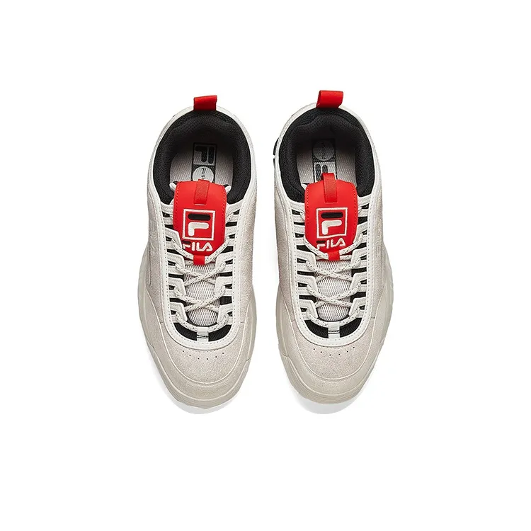 FILA FUSION Disruptor 2 Chunky Sneakers Women's Low Top White Silver-3
